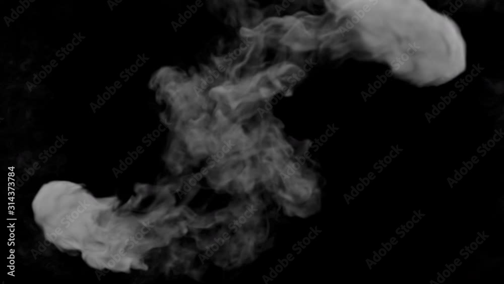 Grey smoke trails. Colorful smoke trails creating infinite shape loop. Alpha channel. Grey smoke trails. Colorful smoke trails creating infinite shape loop. Alpha channel.