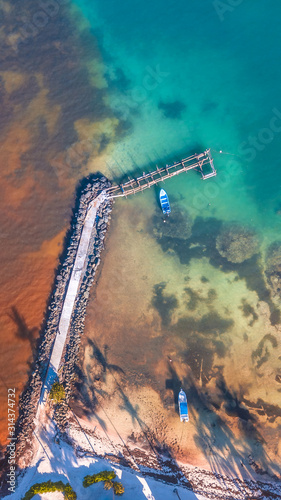 bridge in the caribbean sea