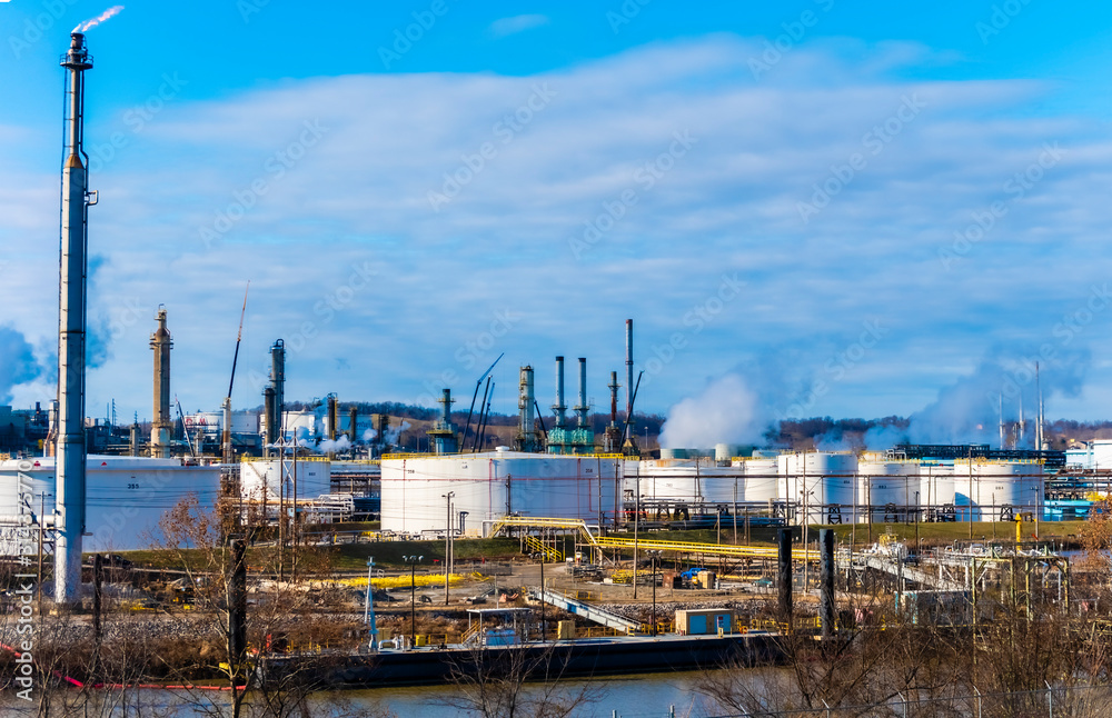 custom made wallpaper toronto digitalGas and Oil Refinery VII