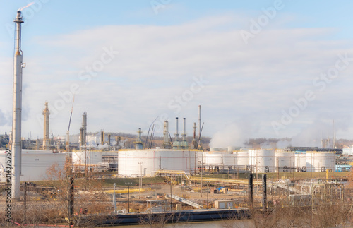 Wallpaper Mural Gas and Oil Refinery VIII Torontodigital.ca