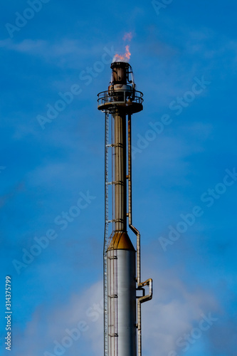 Wallpaper Mural Gas burn off tower III Torontodigital.ca