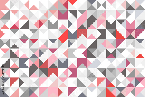 Abstract Polygon white gray red for Vintage background
