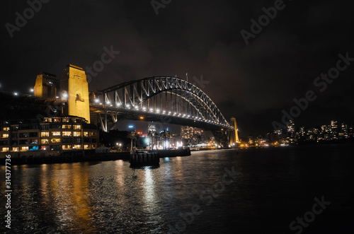 sydney harbour bridge at night © Andrea