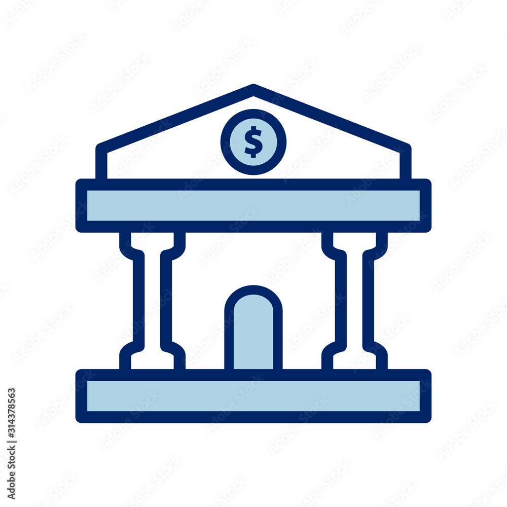 Bank icon vector Bank icon vector