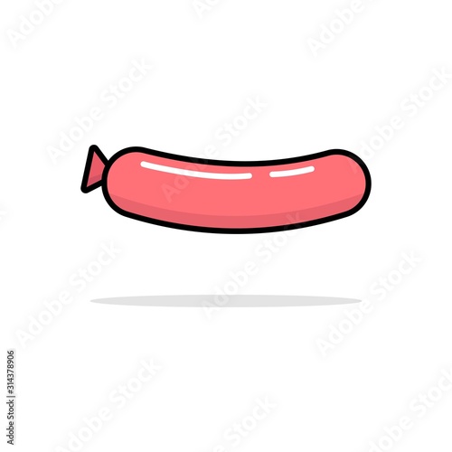 simple sausage design icons for your web site design, logo, app, UI, vector illustration