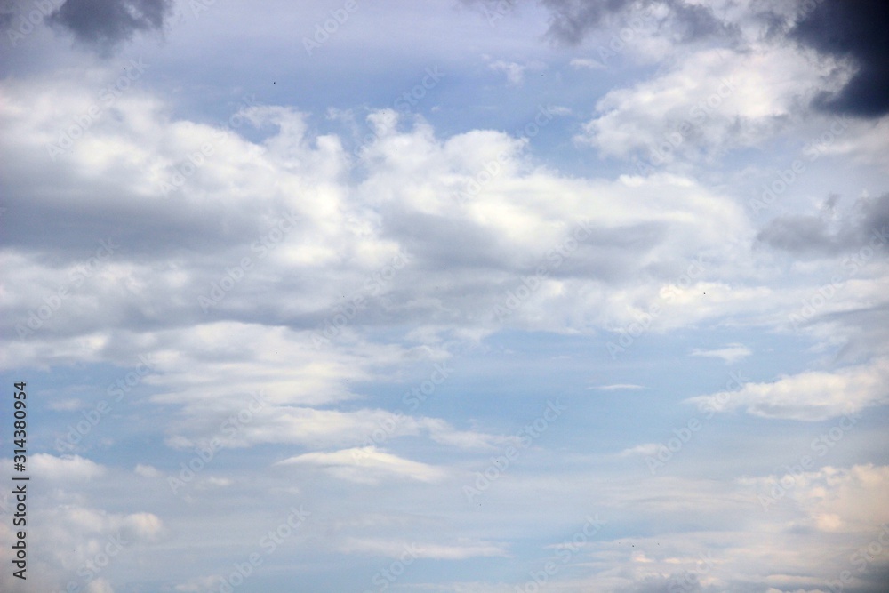 blue sky covered with gray clouds. cloudy sky background blue sky covered with gray clouds. cloudy sky background