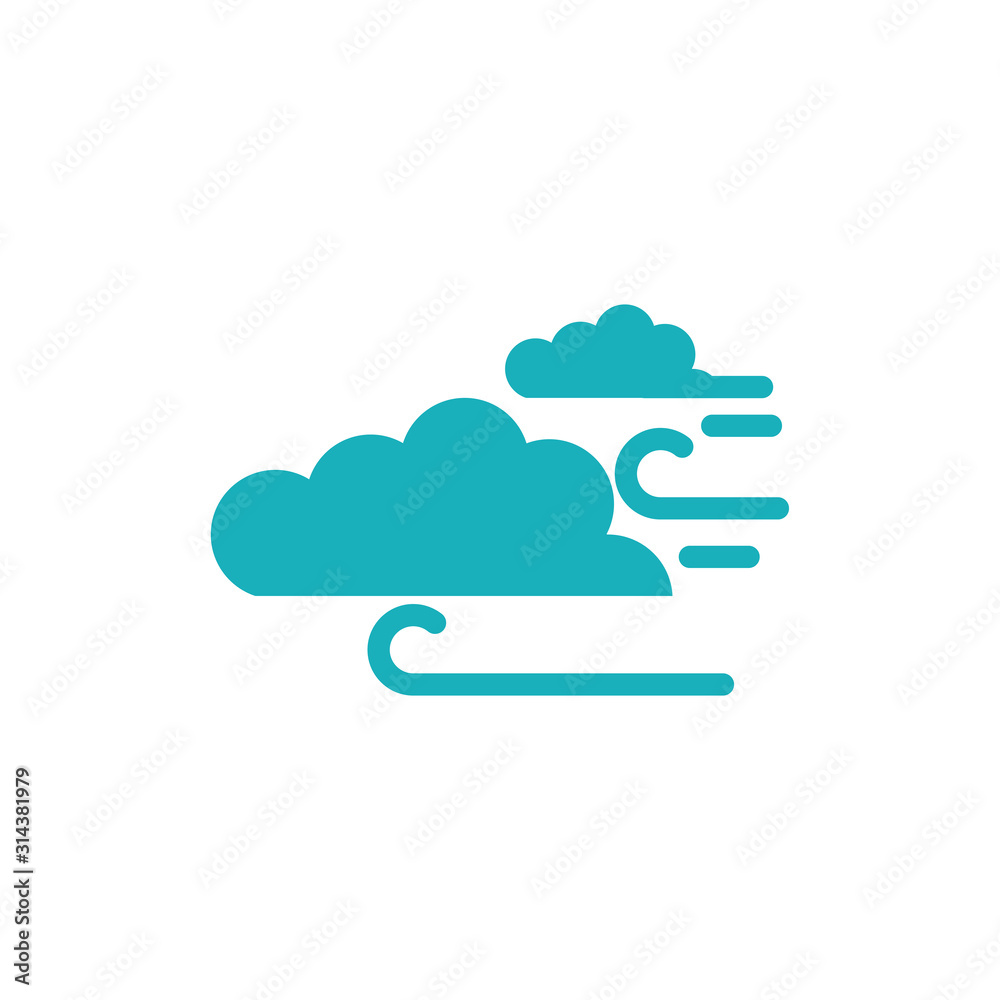 Isolated cloud and air vector design Isolated cloud and air vector design