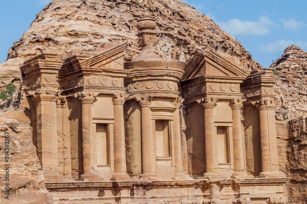 The Monastery (Al Deir) in the ancient city Petra, Jordan