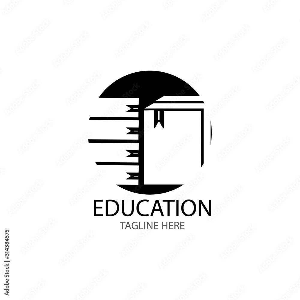 Book Education Logo Template vector illustration design Book Education Logo Template vector illustration design