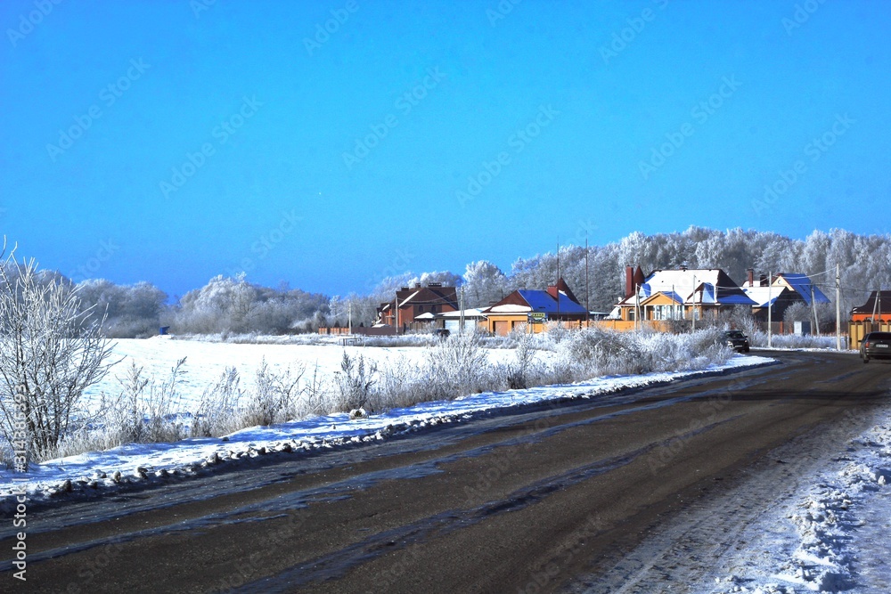 road in winter road in winter