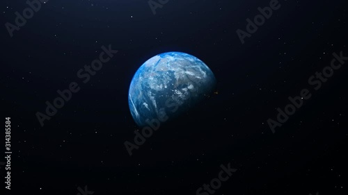 Earth view from the space