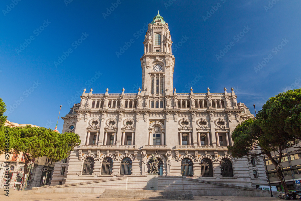 City hall of Porto, Portugal
