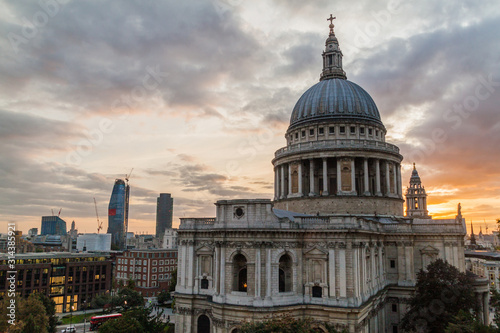 Cupola of St. Paul s Cathedral in London  United Kingdom