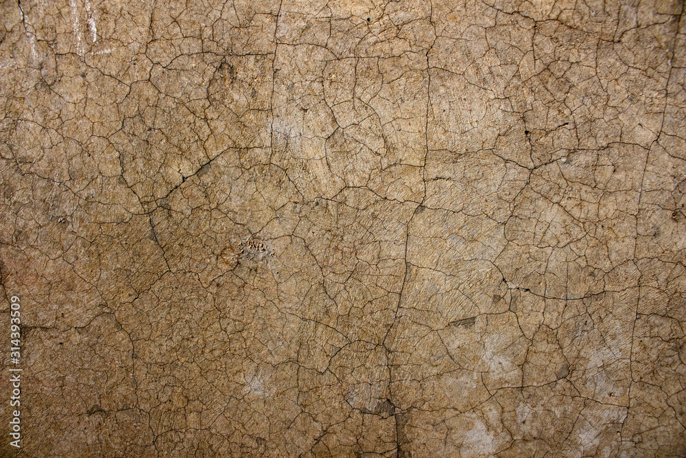 cracked damaged stone wall background