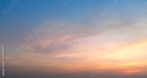 Fotografia, Obraz sky with clouds