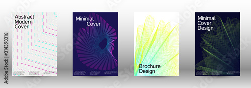 Cover design template set 
