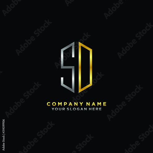letter SO Minimalist style of gold and silver. luxury minimalist logo for business Free Download letter SO Minimalist style of gold and silver. luxury minimalist logo for business - GFXLoad