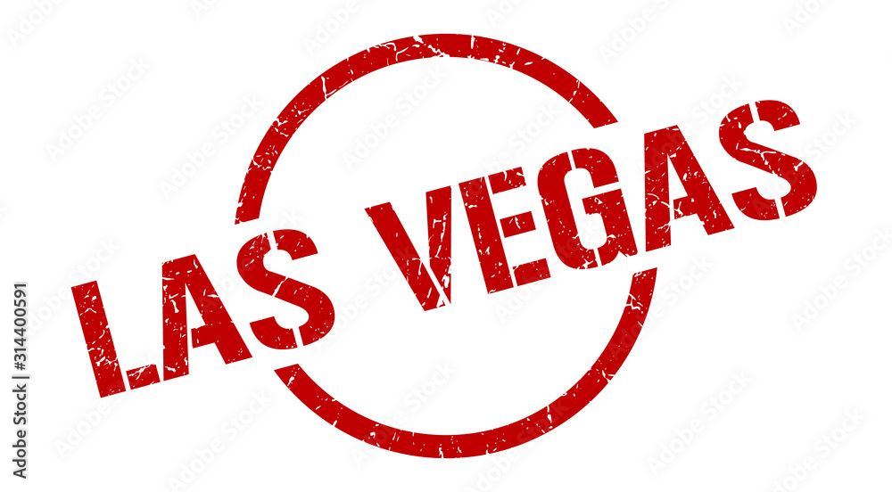 Las Vegas stamp. Las Vegas grunge round isolated sign Las Vegas stamp. Las Vegas grunge round isolated sign