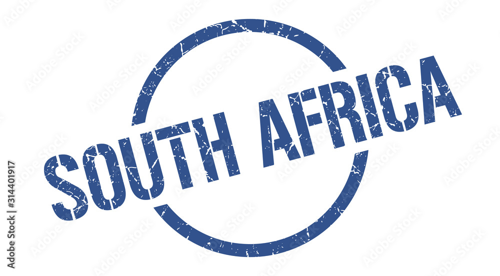 South Africa stamp. South Africa grunge round isolated sign South Africa stamp. South Africa grunge round isolated sign