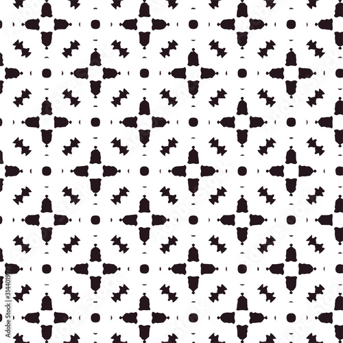 Abstract geometric pattern in ornamental style. Seamless desing texture for greeting card.