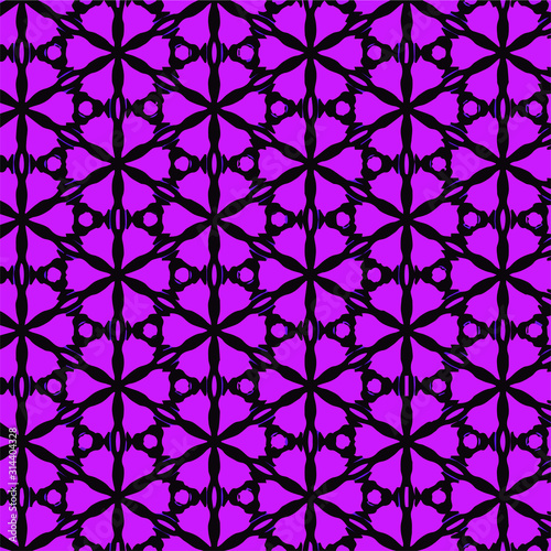 Abstract geometric pattern in ornamental style. Seamless desing texture for greeting card.