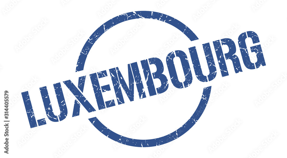 Luxembourg stamp. Luxembourg grunge round isolated sign Luxembourg stamp. Luxembourg grunge round isolated sign