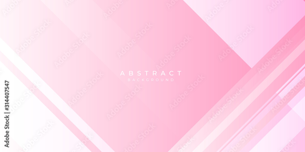 Pink white abstract background geometry shine and layer element vector for presentation design. Suit for business, corporate, institution, party, festive, seminar, and talks.