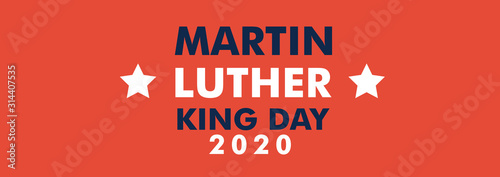 Happy martin luther king day background
