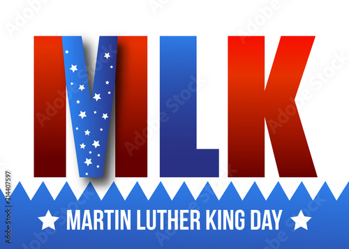 Happy martin luther king day background