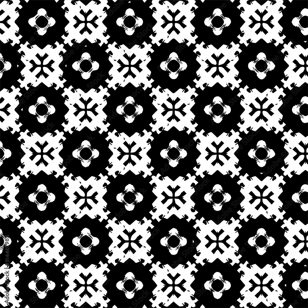 Abstract geometric pattern in ornamental style. Seamless desing texture for greeting card.