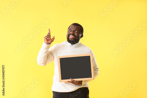 African-American teacher wi...