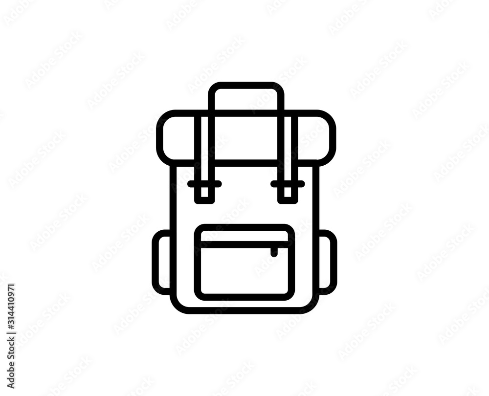 Flat line icon Flat line icon