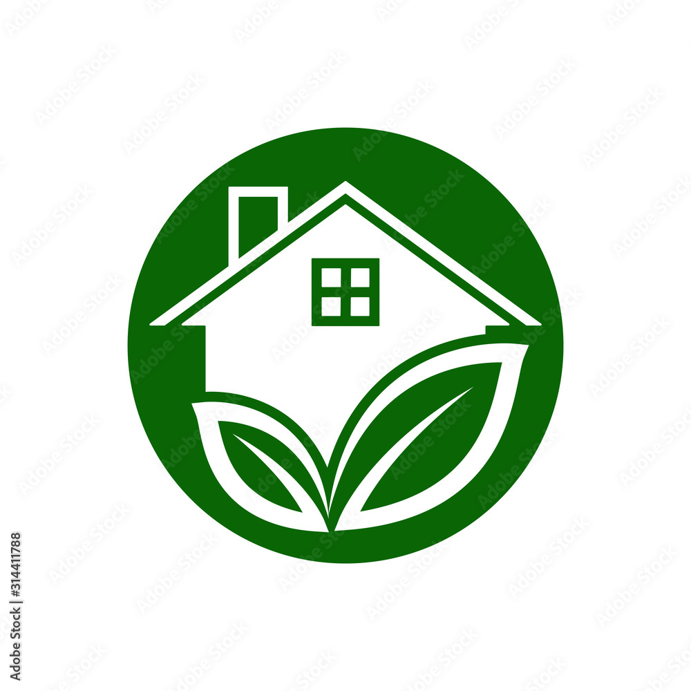 green house leaf icon logo design illustration vector green house leaf icon logo design illustration vector