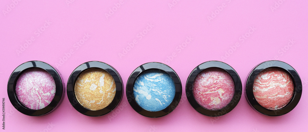 collection of make up and cosmetic beauty products arranged collection of make up and cosmetic beauty products arranged