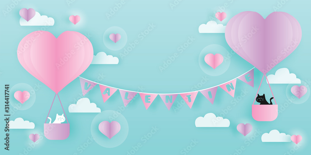 Valentines day sale background. Vector illustration.Wallpaper.flyers, invitation, posters, brochure, banners.