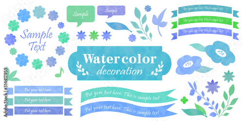 水彩テクスチャーのフレームデザイン リボンや吹き出し 見出しのセット Stock Vector Adobe Stock 水彩テクスチャーのフレームデザイン リボンや吹き出し 見出しのセット Stock Vector Adobe Stock