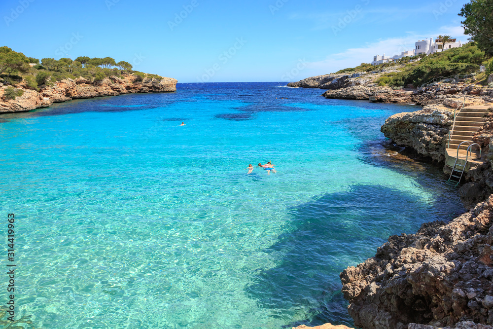 The Cala Gran bay on Mallorca The Cala Gran bay on Mallorca