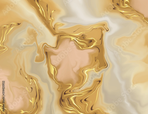 Marble abstract Coffee texture vector