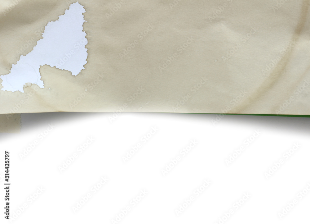 Obraz premium torn paper isolated on white background