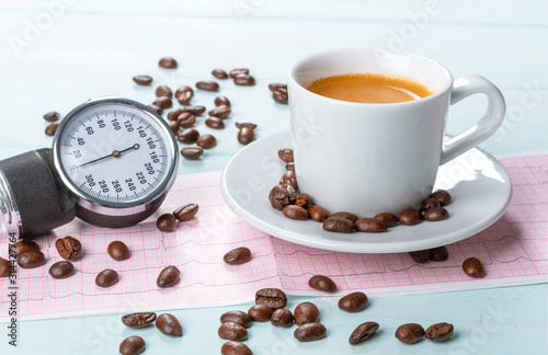 How much caffeine is in a cup of coffee?Coffee and pressure.The effect of coffee on human blood pressure.