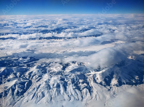 Mountains from Plane