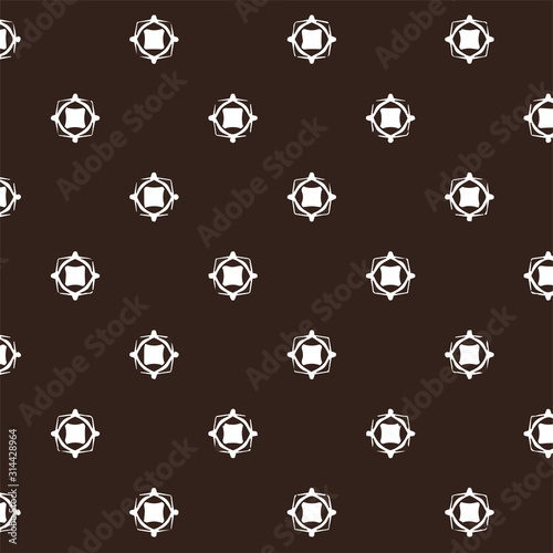 Abstract geometric pattern in ornamental style. Seamless desing texture.