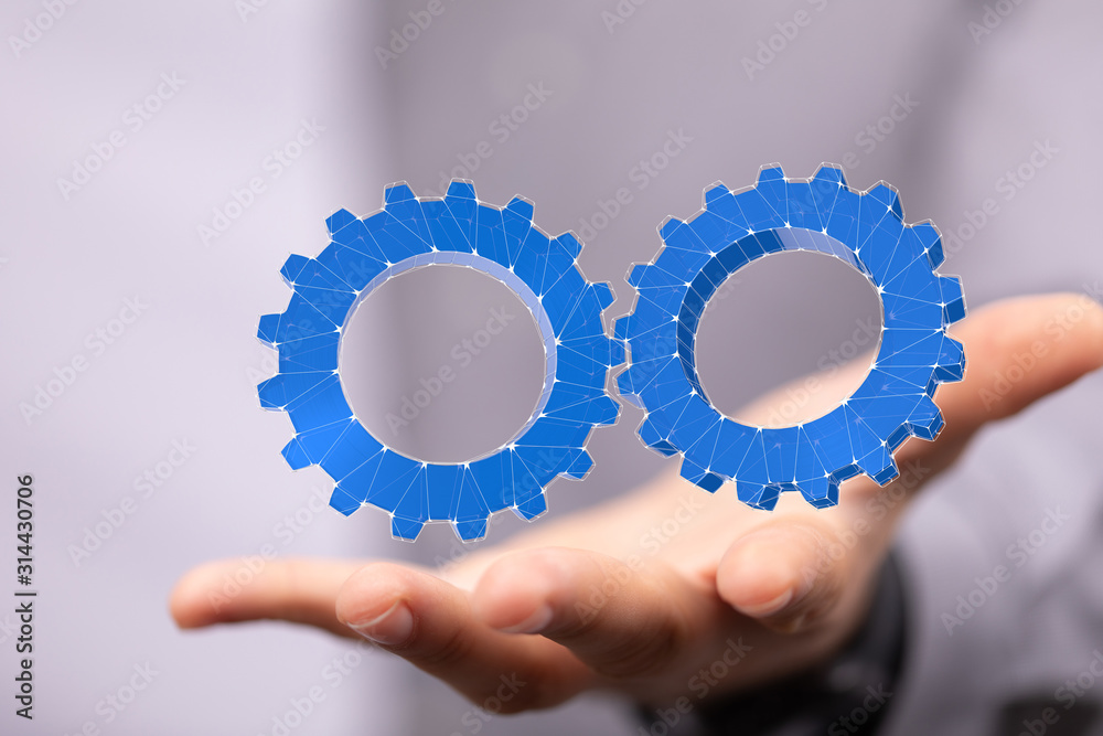 gear Technology setting concept background. gear Technology setting concept background.