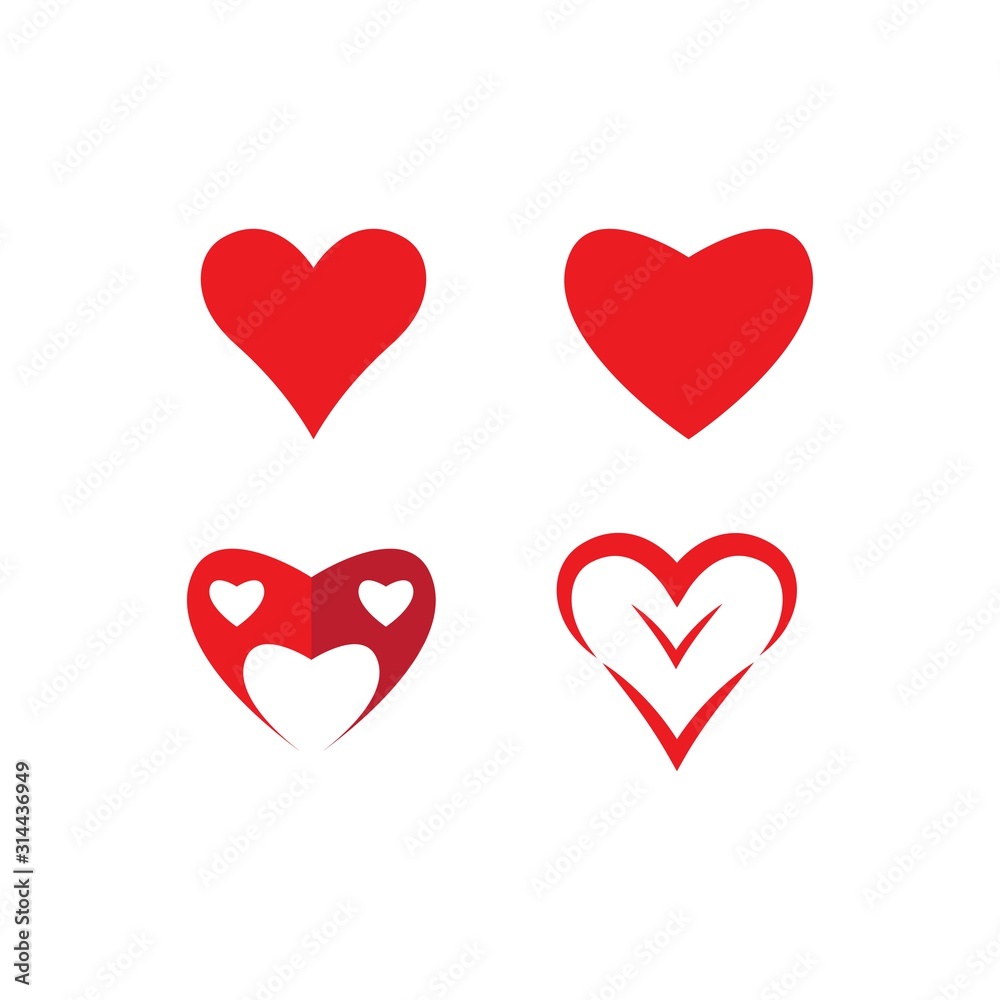 Heart Logo Template Heart Logo Template