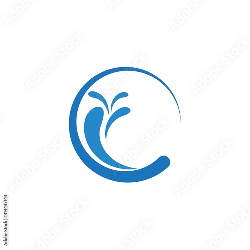 Wallpaper Mural Water Splash logo Torontodigital.ca