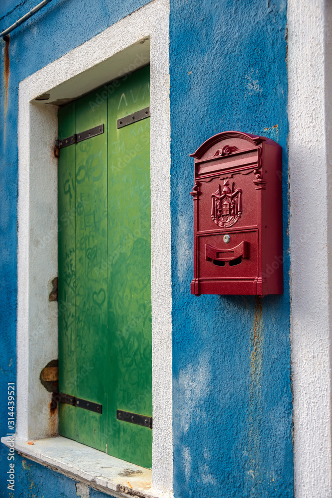 The famous Colorful houses in Burano, Venice The famous Colorful houses in Burano, Venice
