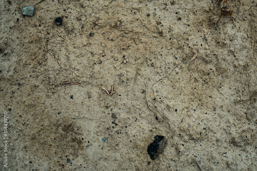 Texture of dried cracked clay. Macro background image of dried clay Texture of dried cracked clay. Macro background image of dried clay