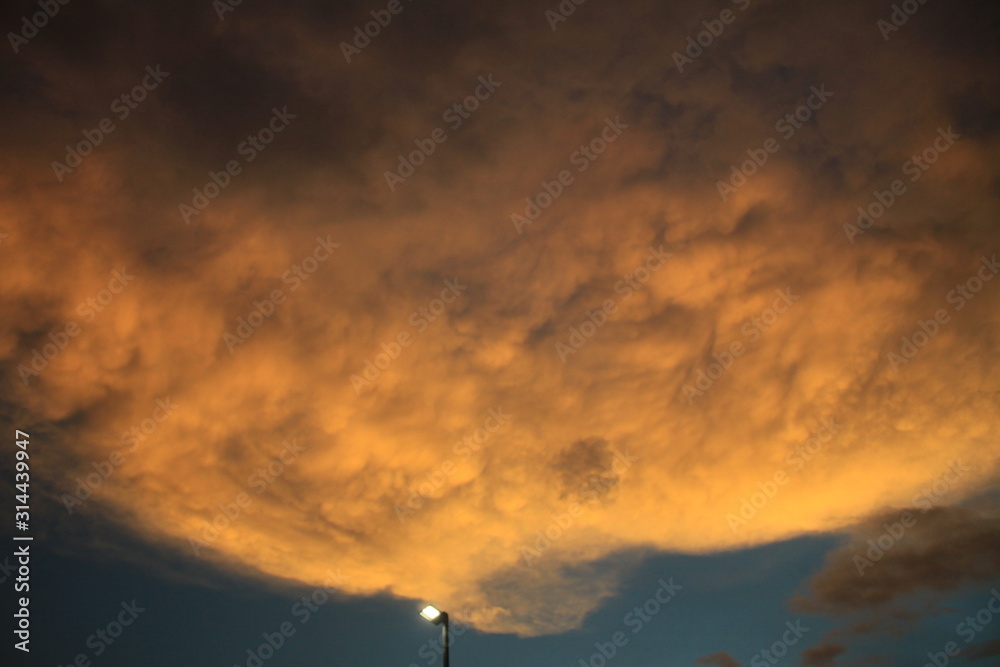 Dramatic sky in Paseo Queretaro