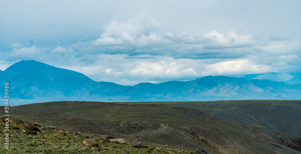 Background image of a mountain landscape. Russia, Siberia, Altai Background image of a mountain landscape. Russia, Siberia, Altai