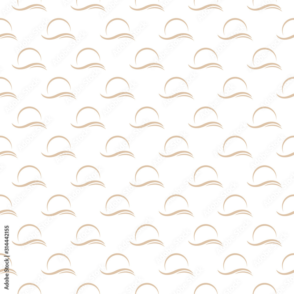 Fototapeta premium sunset seamless pattern background black color